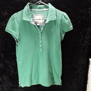 American Eagle Outfitters Green Polo Shirt